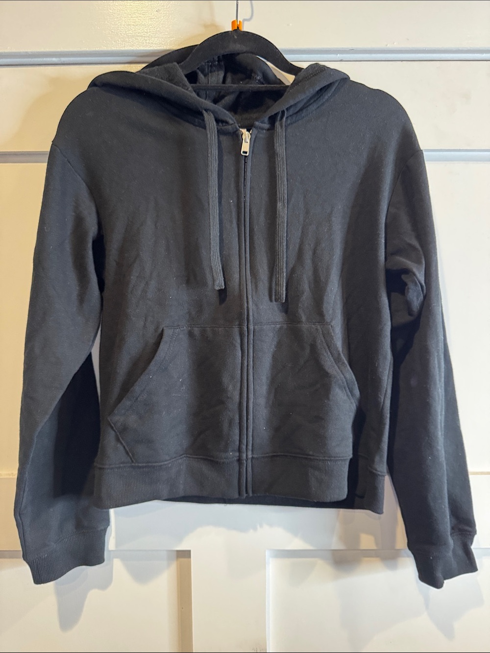New black Auden Basic Black Zip-Up Hoodie